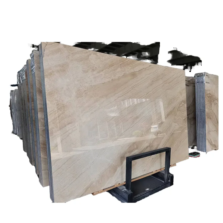 Bàn bếp bằng đá cẩm thạch Beige hiện đại dành cho nhà bếp, gạch ốp tường và lát sàn, trang trí nội thất phòng khách, chống thấm nước, phù hợp cho khách sạn và kho hàng