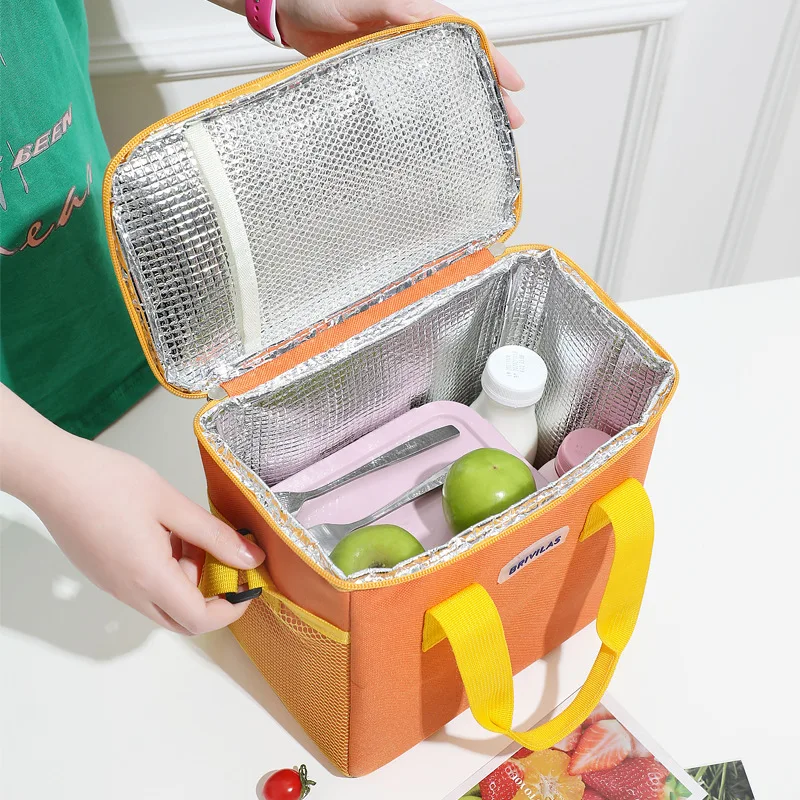 Big Capacity 8L Keep Warm Thermal Insulated Cooler Bag Cool Carry  Lunch Cooler Bag for Food Outdoor Picnic Lunch Bag with logo