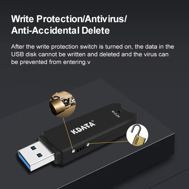 KDATA High Speed Disk Memory Card 64gb 32gb 128g Stick With Switch