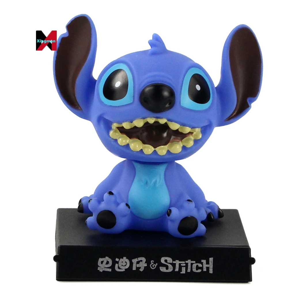 12cm Figure Lilo And Stitch Shaking Head Anime Collection Figurine 