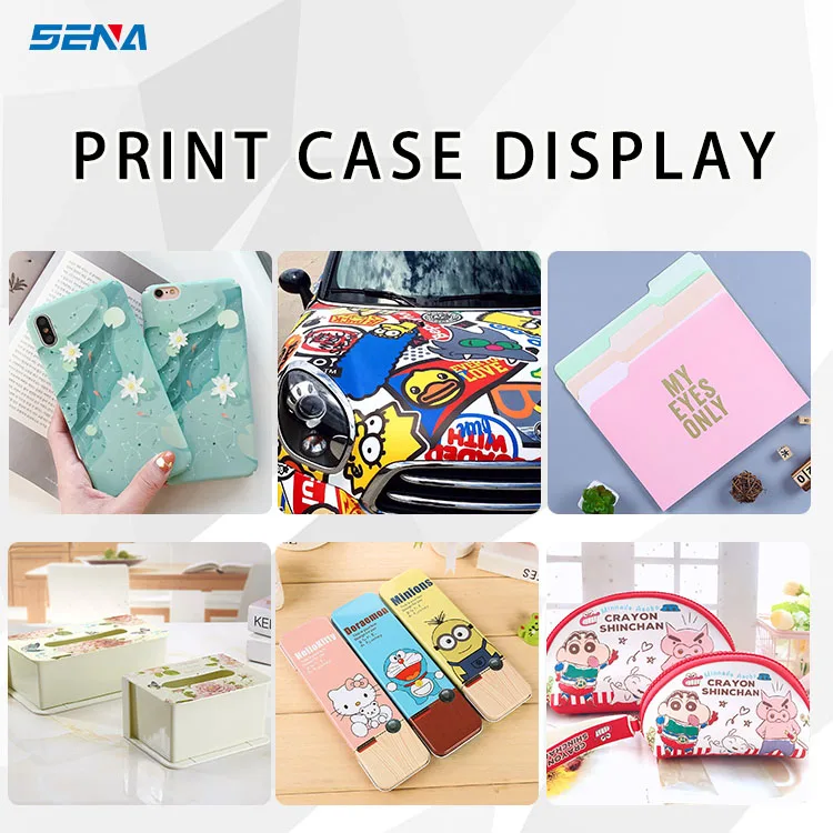 Small UV Printer 3045 with Epson Nozzle A3 A4 Format UV Flatbed Inkjet Printer for ID Card Phonecase Acrylic DIY Pattern Sticker