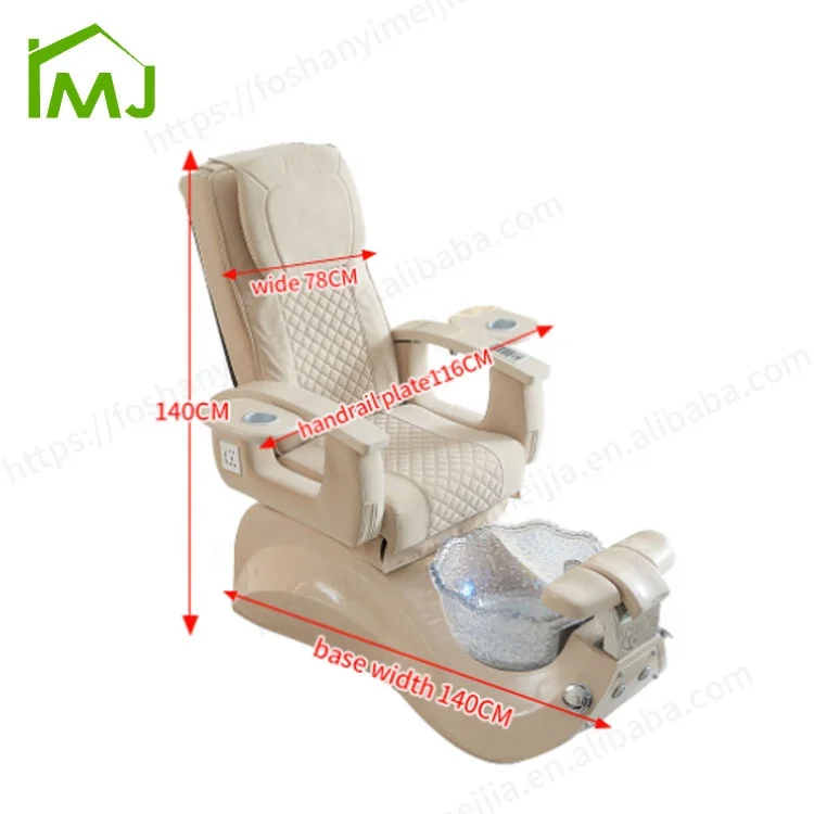 Nail Salon Furniture Foot Care Manicure Chair Luxury Pedicure Foot Spa  Electric Massage Chair