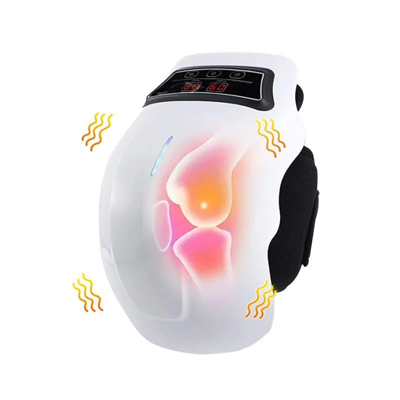 Adjustable Vibration Cordless 3 in 1 Heated Knee Pad Brace Warmer Circulation Therapy Pain Relief Electric Heated Knee Massager