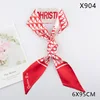 X904 simulation silk d word big red