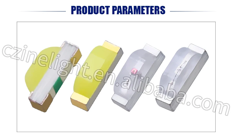 SMD 1206 светодиодный чип с боковым обзором 1204 красный желтый синий чистый зеленый белый высокая эффективность и низкое энергопотребление