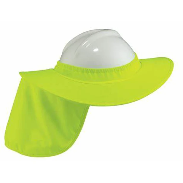 High Visibility Reflective Hard Hat Sun Shield Full Standard Brim Mesh Sunshade Reflective Helmet Brim