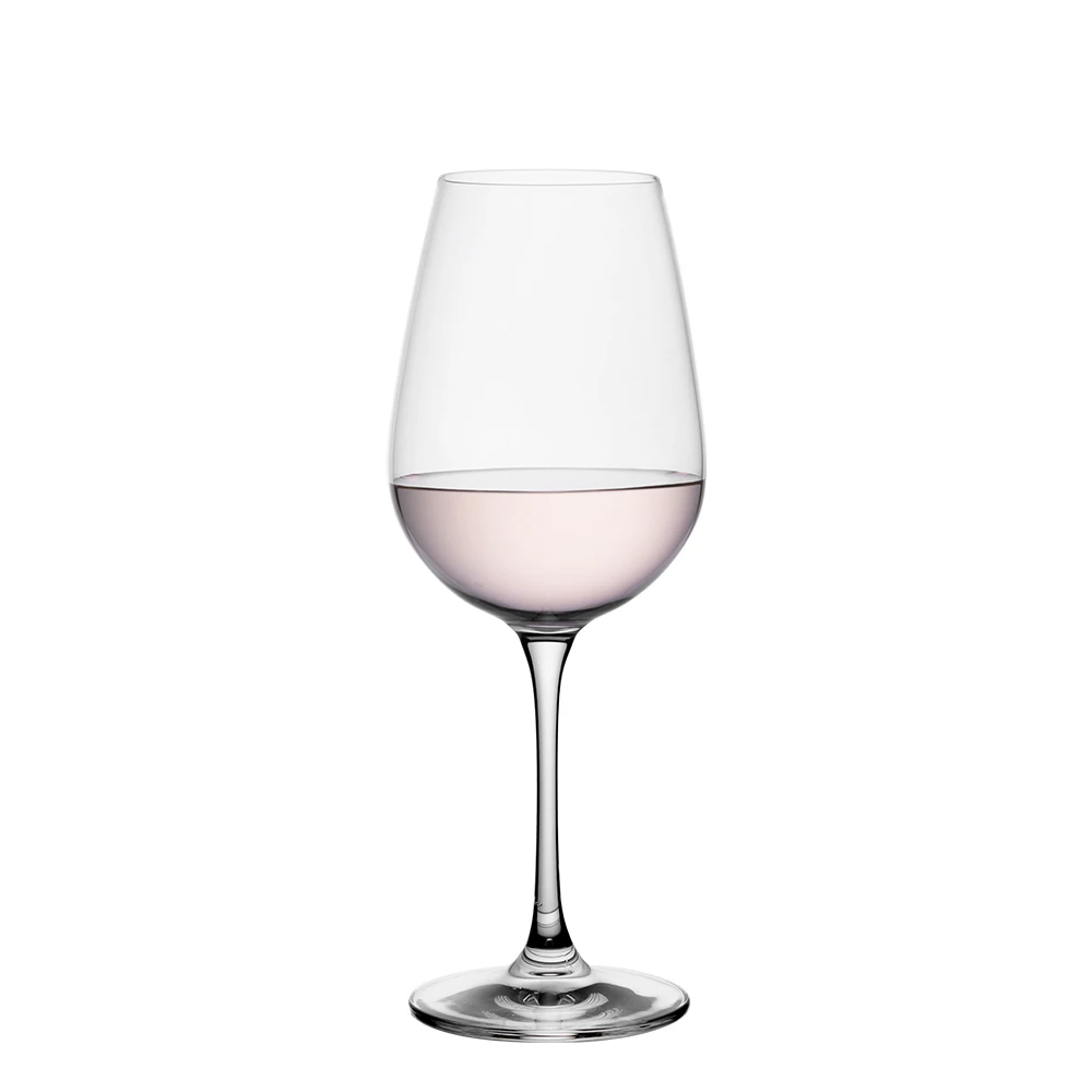 Factory Low Price Stock European Different Sizes 17oz Goblet Red White Wine Glasses Stem Glassware Machine Pressed Glass