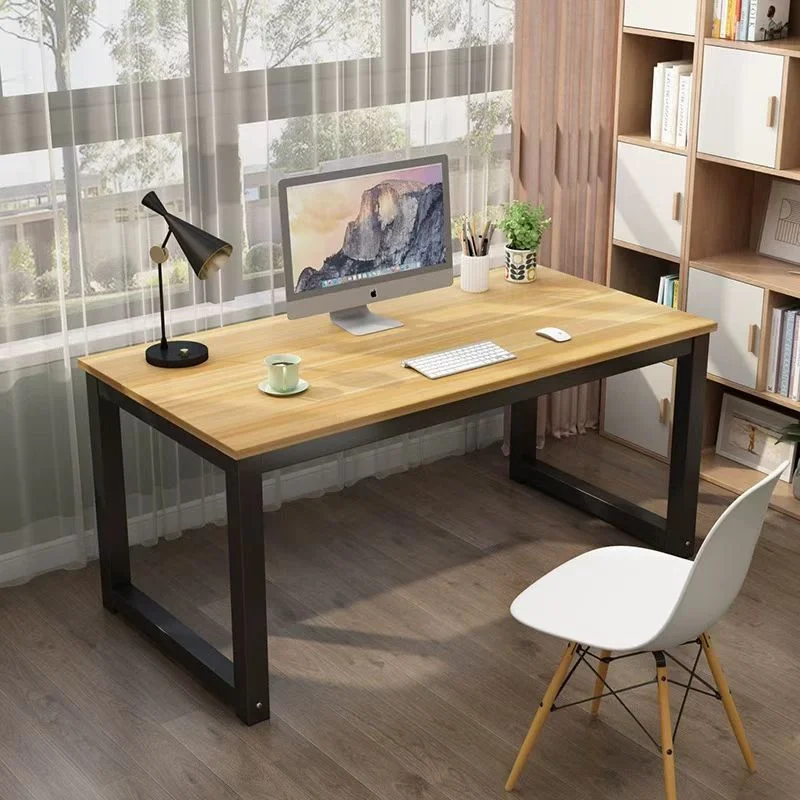 Modern Metal Rounded Corner Desktop Computer Desk with Modular Design ...