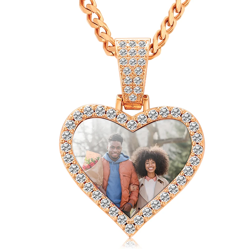 Gold Plated Hip Hop Jewelry 925 Sterling Silver Moissanite Picture Pendant  Necklace Sublimation Blanks Custom Photo Pendant - China Moissanite Picture  Pendant and Kobe Picture price
