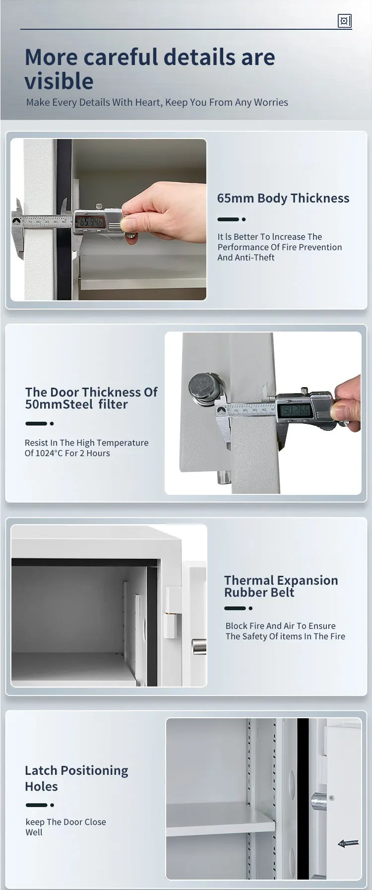 CEQSAFE Home Bank Mechanical Metal Security Steel Fireproof Box Smart Safe supplier
