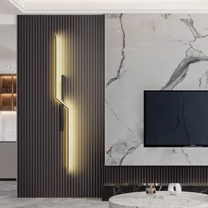 60cm 80cm 100 120cm Wall Light Bedroom Living Room Wall Lamp Bedside Grille Wall Light Modern Long Strip Decorative Lamp