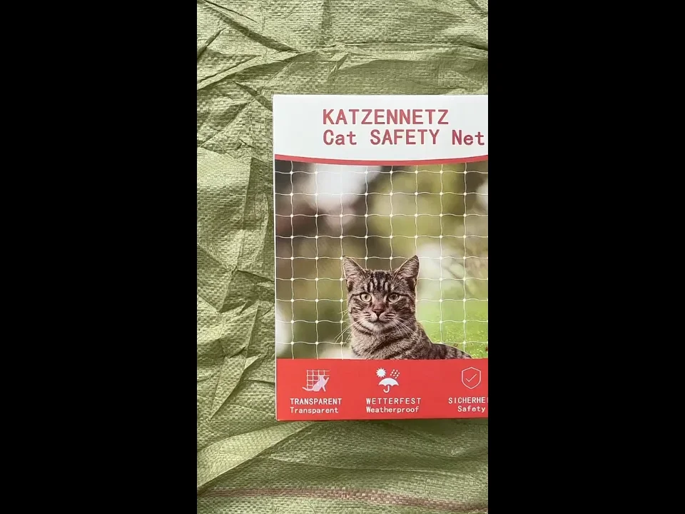3x8m Strong Safety Cat Net Balcony Transparent Mesh Heavy Duty Protect