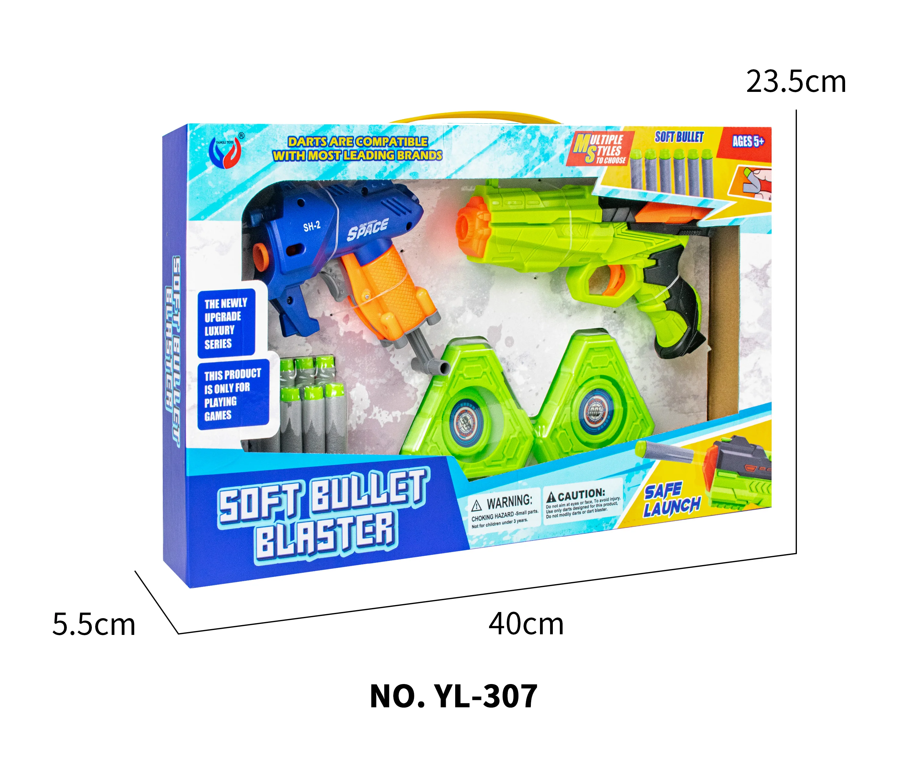 CE Best Automatic Boost Toy Army Gun Soft Bullet Gun Toy Gun Pistol That Shoot Rubber Bullet for Kid