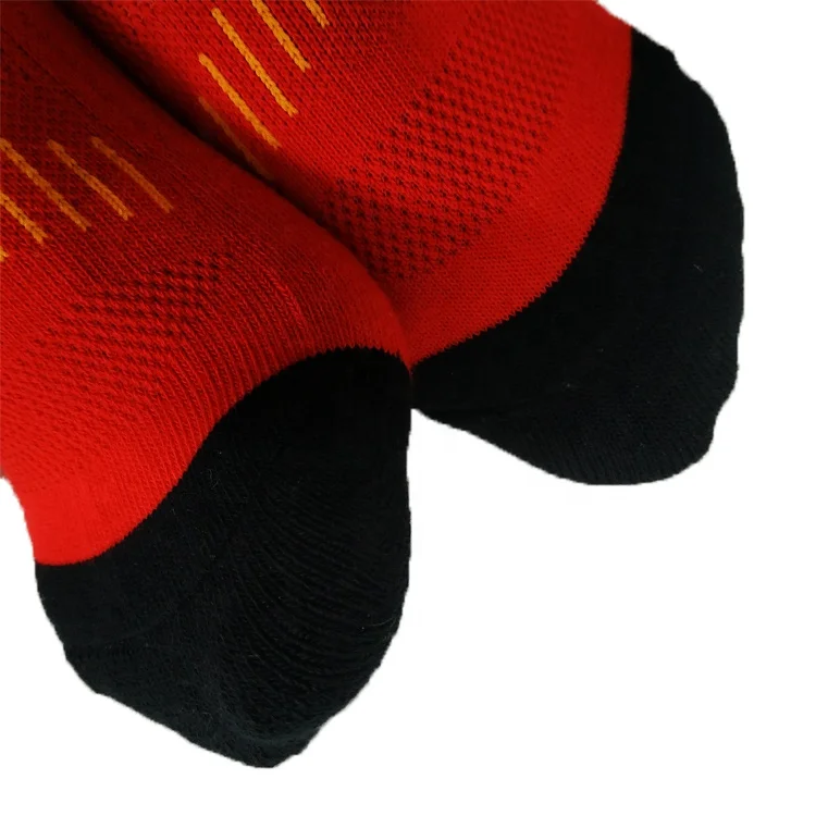 Custom Logo Design Men's Basketball Sports Socks Long Ribbed Cotton Spandex With High Crew Free Sample  OEM Service manufacture