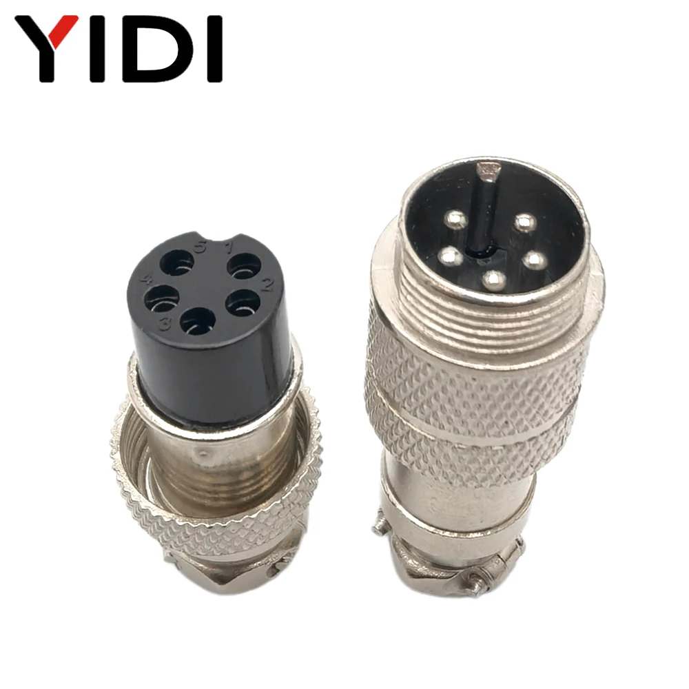 GX16 Aviation Zinc/Copper Alloy Connector Male Female Aviator LC