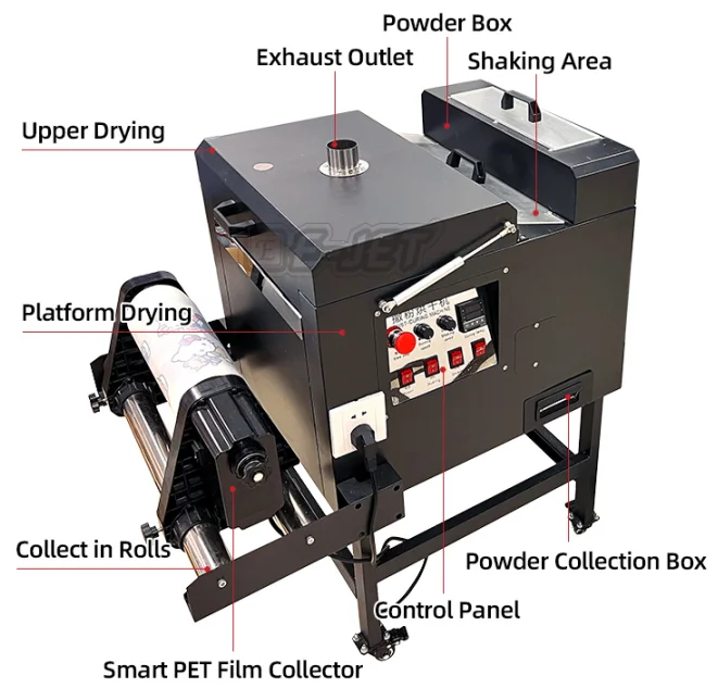 New Dtf Printing Machine Printer Digital Tshirt Nylon Shoes Hats Pet Dtf Transfer Film