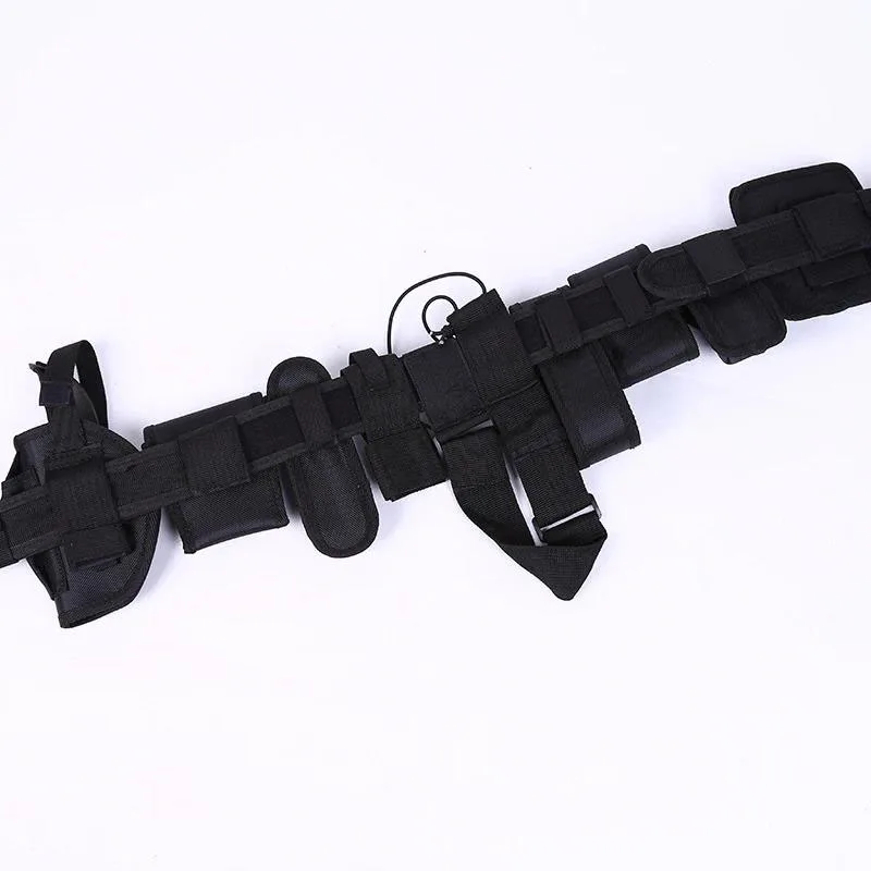 Adjustable Multi-functional Training Security Duty Belt Suitable for Outdoor Tactical Duty Missions Outdoor Tactical Belt Set