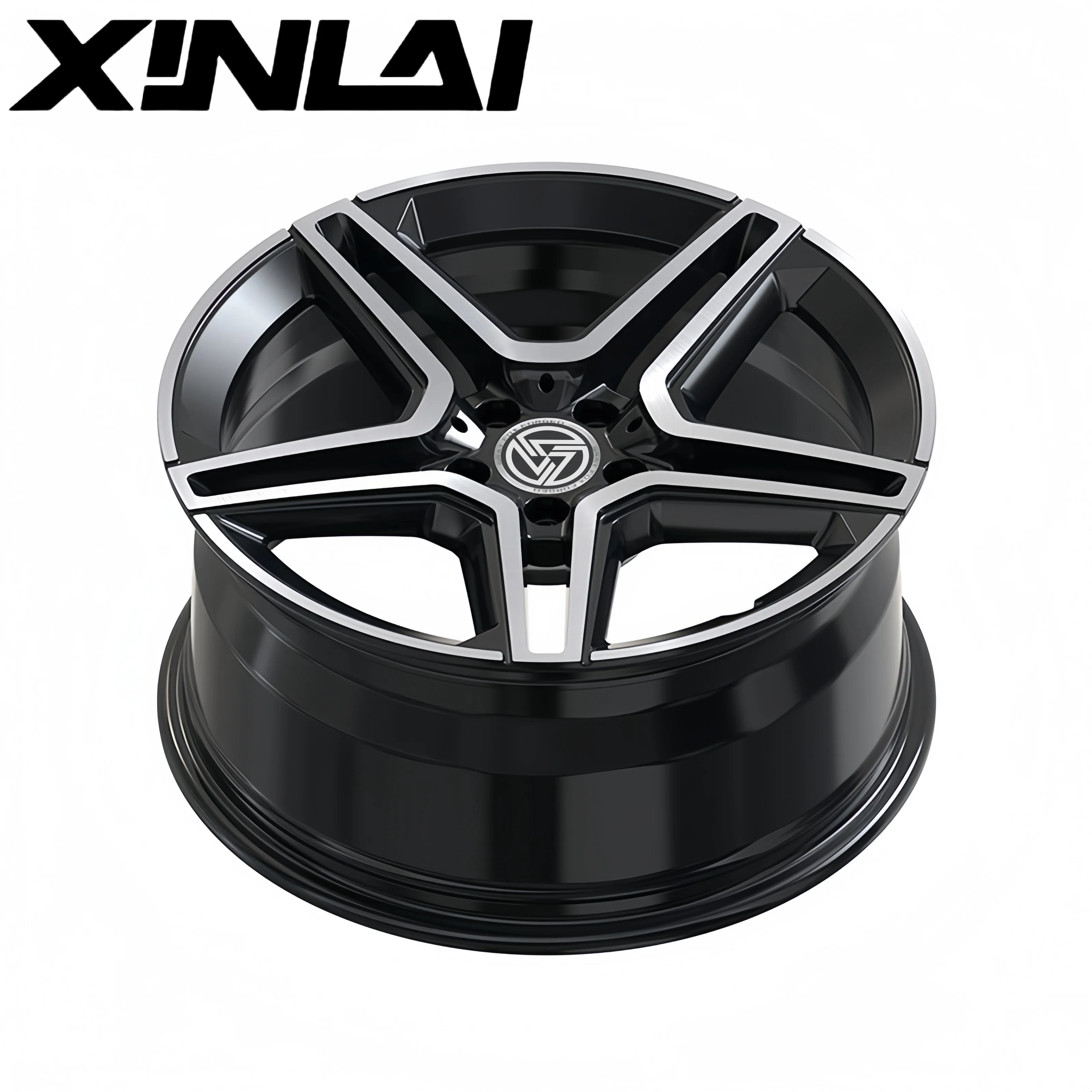 XINLAI Custom Concave Matte Black Machine Face5X120 5X114.3 5X112 18 19 20 21 22 Forged Wheels Passenger Car Wheels for Mercedes - Image 2