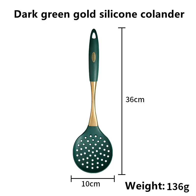 Buy Wholesale China Creative Dark Green Silicone Kitchen Appliance With &  Silicone Kitchen Utensils at USD 1.25