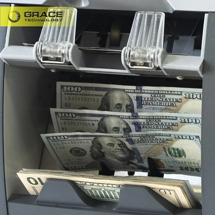 GRACE 15 Years Focus on Banking Equipment Money Counter Machine Bank Note Counting Bill for