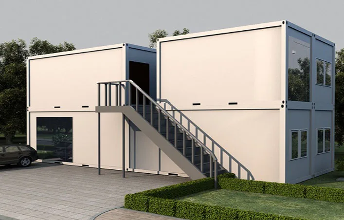 Modern Modular Kits Storage Shopping Container Homes Prefabricated Portable Houses Flat Pack Made in China