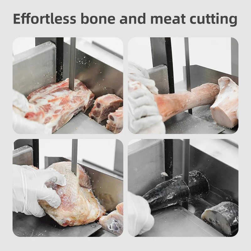 Commercial Kitchen Meat Bone Saw Automatic Meat Cutting Saw Butcher Boy Band Saw Machine for Meat