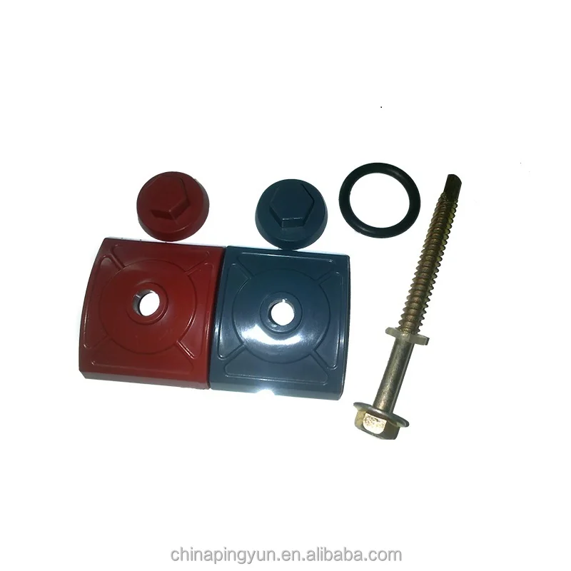 Roof Tile Accessory Screw Installation for ASA Plastic Waterproof Roma and Spanish PVC Tejas