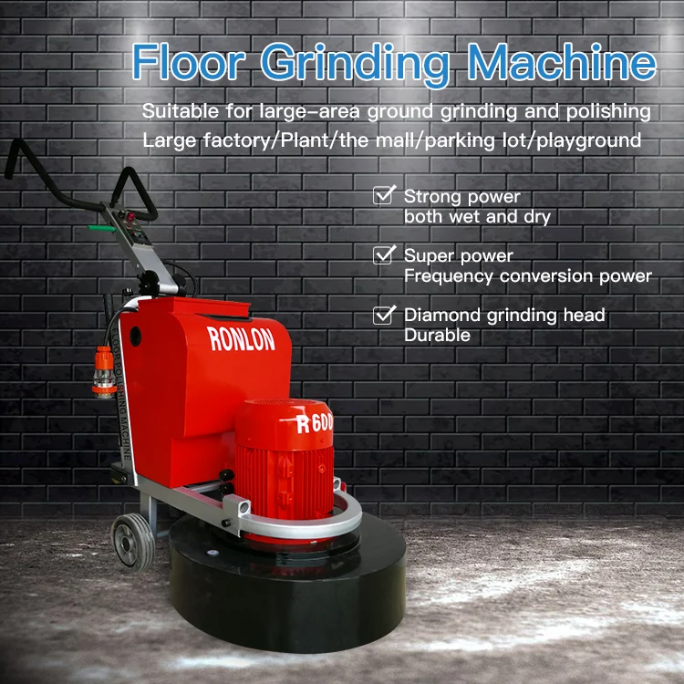 Stock in USA warehouse 24inch 240V 3 head concrete floor polishing machine for hot sale