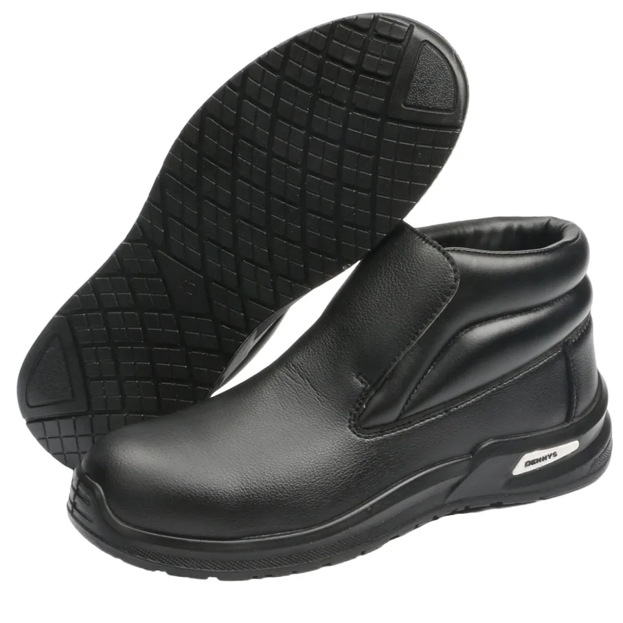 Black Cheap Lightweight Steel Toecap Laboratory Closed Summer Hard Men Work Shoes