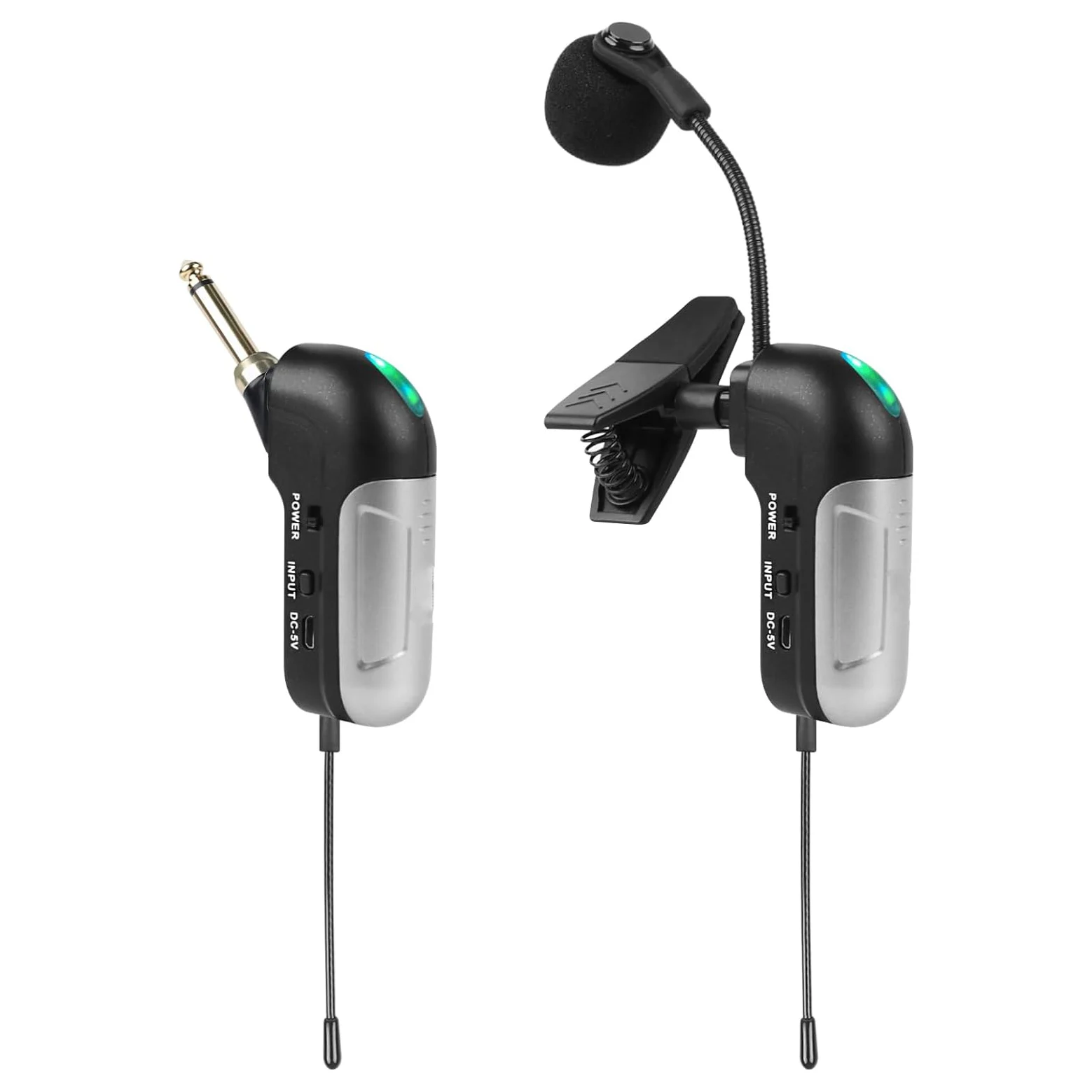 Gpub Kx821 Wireless Saxophone Microphone System Clipon Instrument