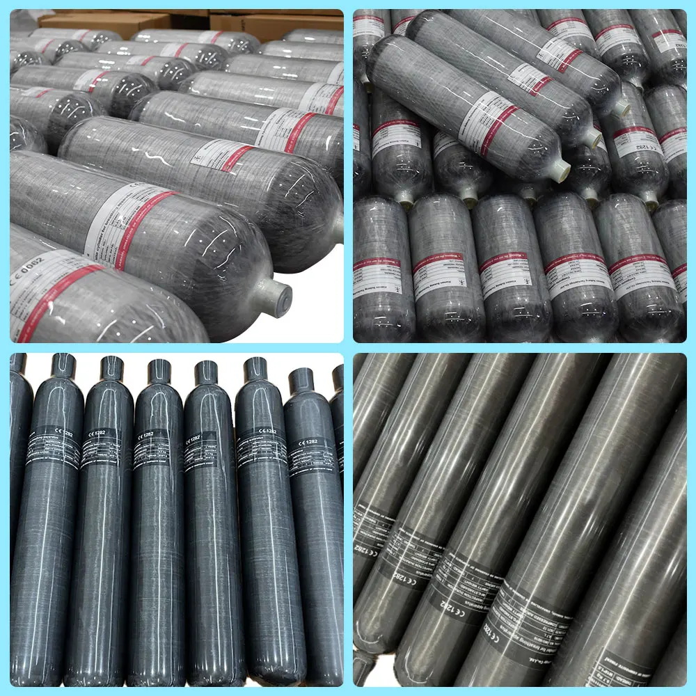 Alsafe 0.5l 500cc 4500psi 300bar 30mpa Wrapped Composite Carbon Fiber