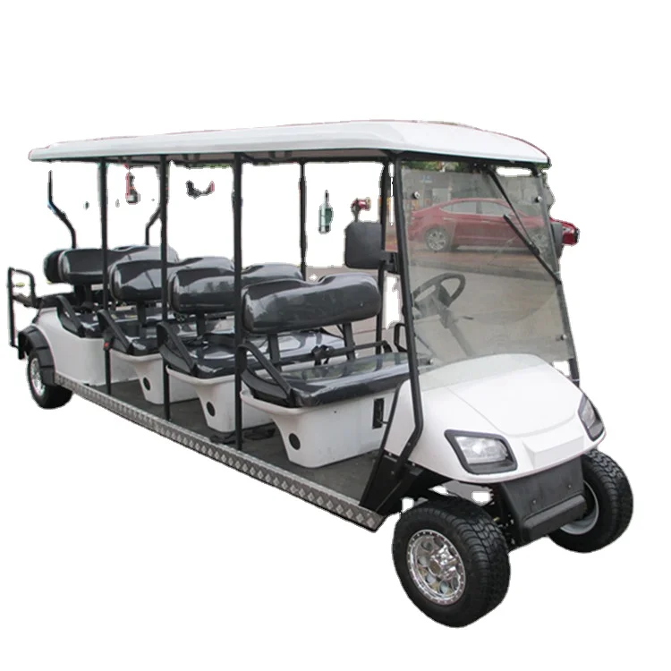 10 Seater CVT 300CC Gas Powered Sightseeing Car Golf Cart with EPA