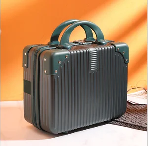 Factory Direct Female Small 14 Inch Portable Small Travel Luggage Mini Cute Princess Cosmetic Bag