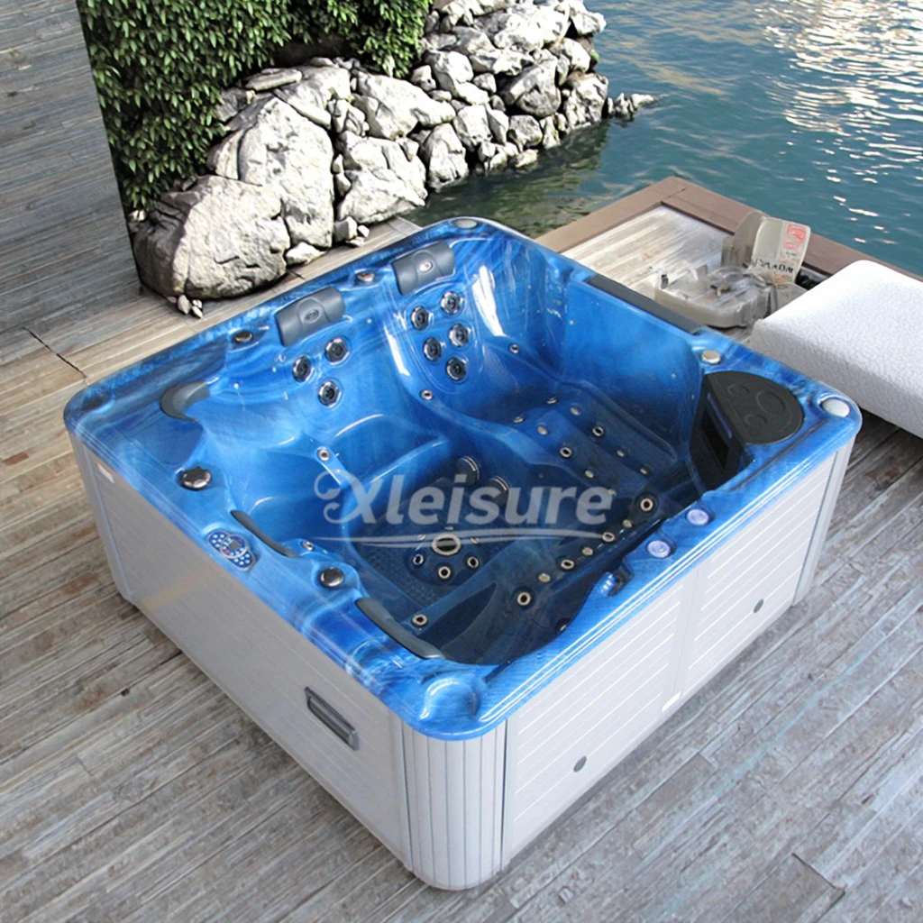 Rectangle Shape Japanese Baby Spa Pool Balboa Swim Spa  Pool Outdoor Whirlpool Outdoor Spa Pools Swimming Outdoor