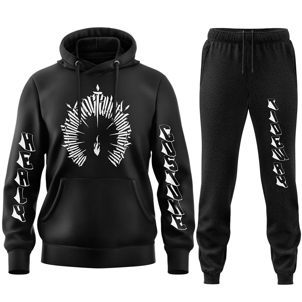 High Quality Customized Mens Tracksuit Cotton Training Clothes