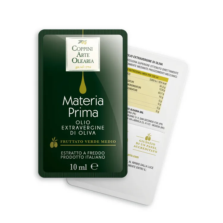 Materia Prima Italian Extra Virgin Olive Oil Unidose Sachet 10ml Italian Food Cooking Oil