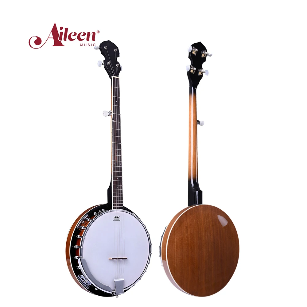 High Quality 5 String Banjo with Maple Back, Mahogany Neck & Ebony