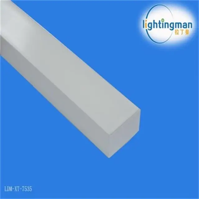 Customized Decorative LED Linear Light Surfaced Mounting Office Ceiling Light 7535 Aluminum