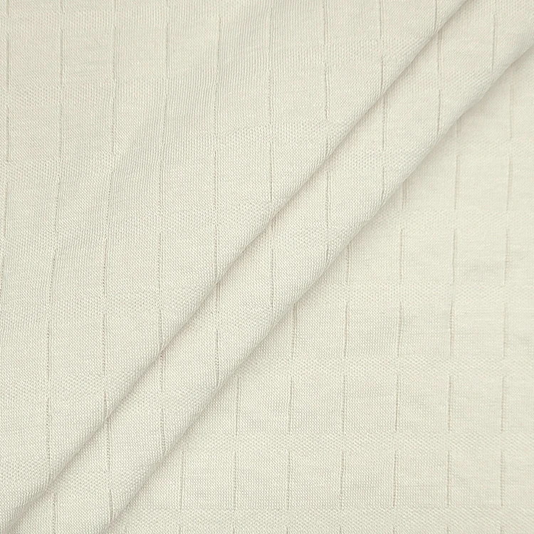Factory Direct Sale Check Fabric 100% Cotton Material Knitted Jacquard Fabric for Clothing
