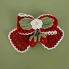 colorful Red netted strawberry