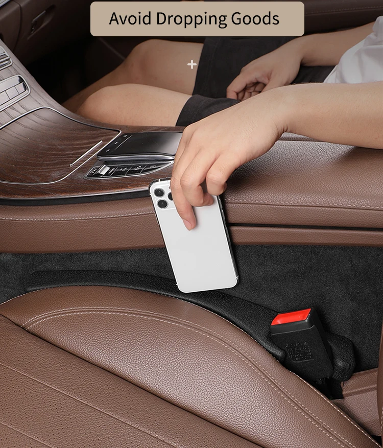2 Piezas Relleno Para Hueco Del Asiento Del Coche – Evita Que Caigan Objetos, Compatible Con La Mayoría De Coches