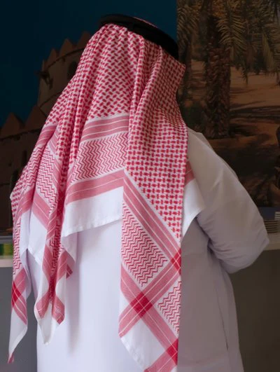 JIAHG Set Sciarpa E Cappello Hijab: Copricapo Musulmano Elastico, Velo Facciale Per Donne - Rosso, Regalo Ideale Per Ramadan - 2