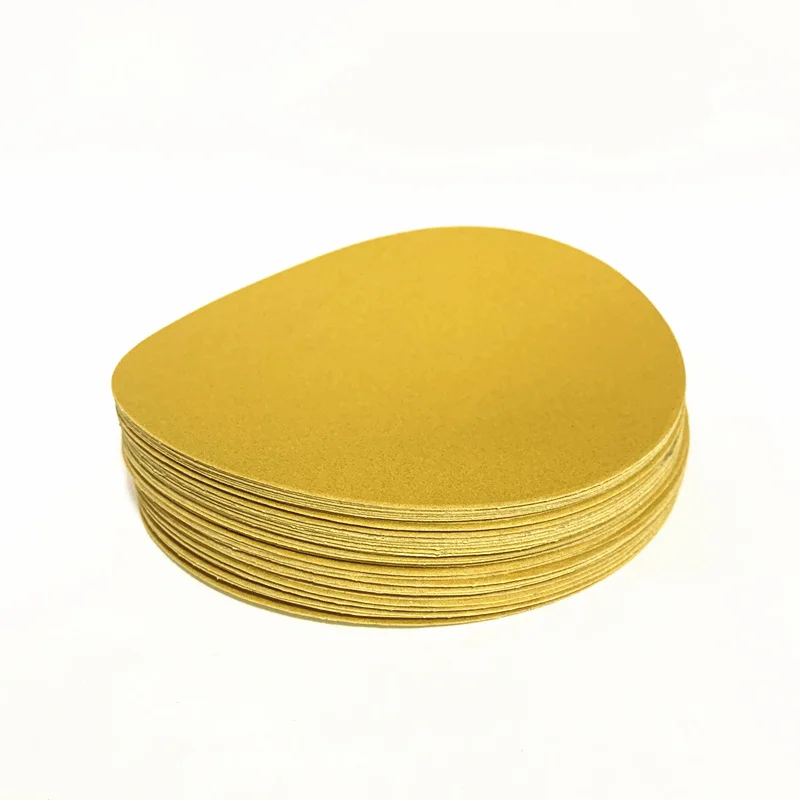 Gold 5inch Orbit Sandpaper Psa 40 60 80 120 150 320 400 600 800