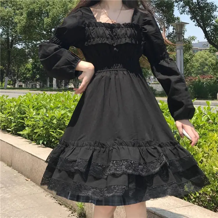 縷縷夢兎 fairy grunge lace up mini dress 縷縷夢兎 fairy grunge lace up mini dress Women Gothic Punk