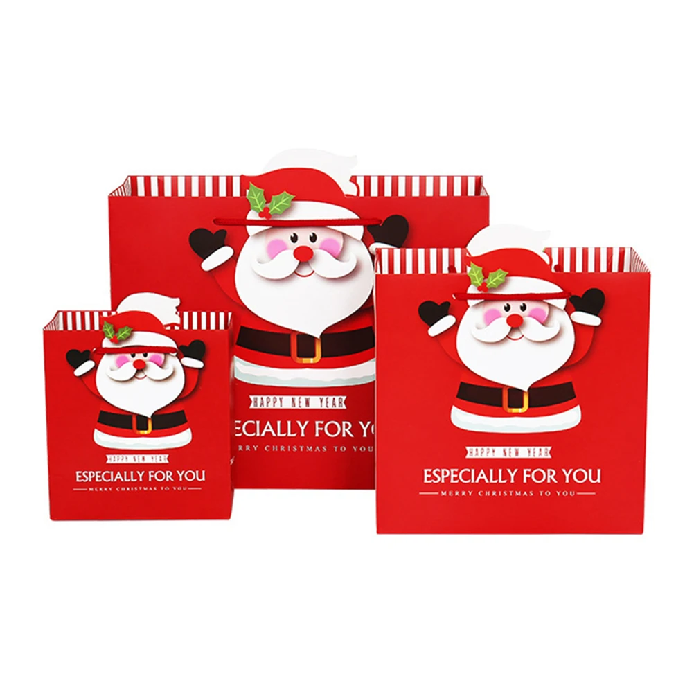 2020 Hot Sale Merah Kustom Dicetak Logo Kartun Permen Kemasan Natal Belanja Hadiah Kertas Tas Buy Permen Merah Lucu Tote Tas Kertas Dengan Pegangan Untuk Cokelat Makanan Natal Promosi Mewah Tas