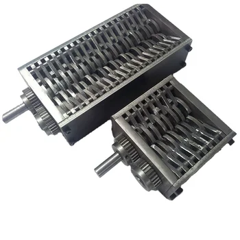 200mm Width 300mm Length Mini Double Shaft Shredder - Buy Shredder ...