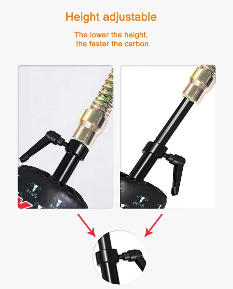Free Stand Punching Exercise Height Adjustment Fierce Reflex Cobra Bag for Boxing