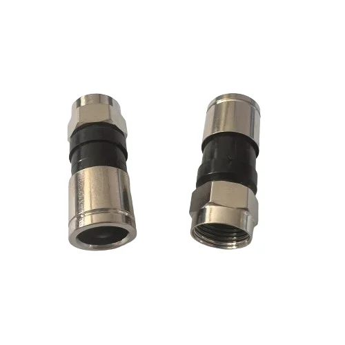 product factory good quality f 5 squeeze male jack adapter f rf connector-1