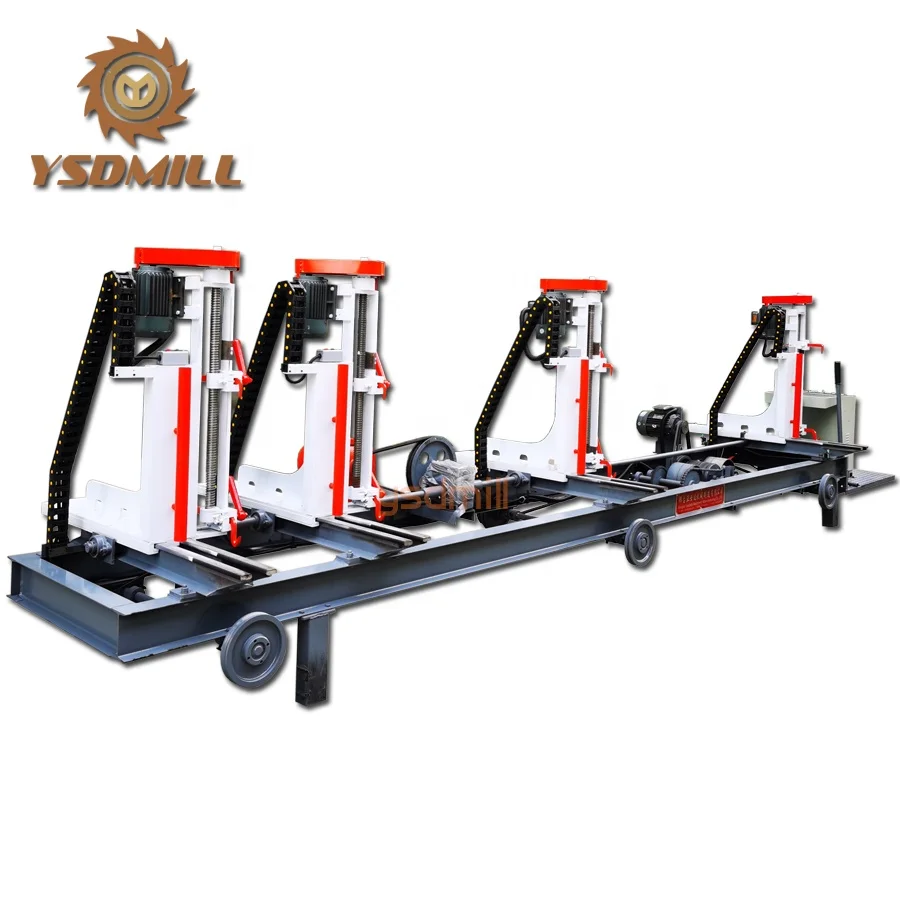 Sawmill Woodworking Log Carriage With Band Saw Machine for Wood Cutting