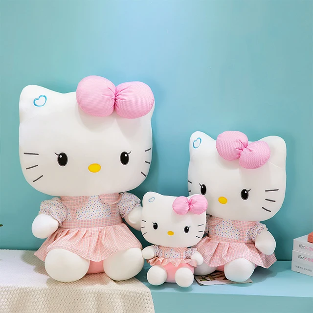 35-75cm Wholesale Gothic Sanrio Hello Kt Cat Plushie Toys Dolls Figure ...